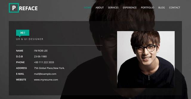 建立個人網站從未如此簡單 25個優秀個人網站設計模板一步到位